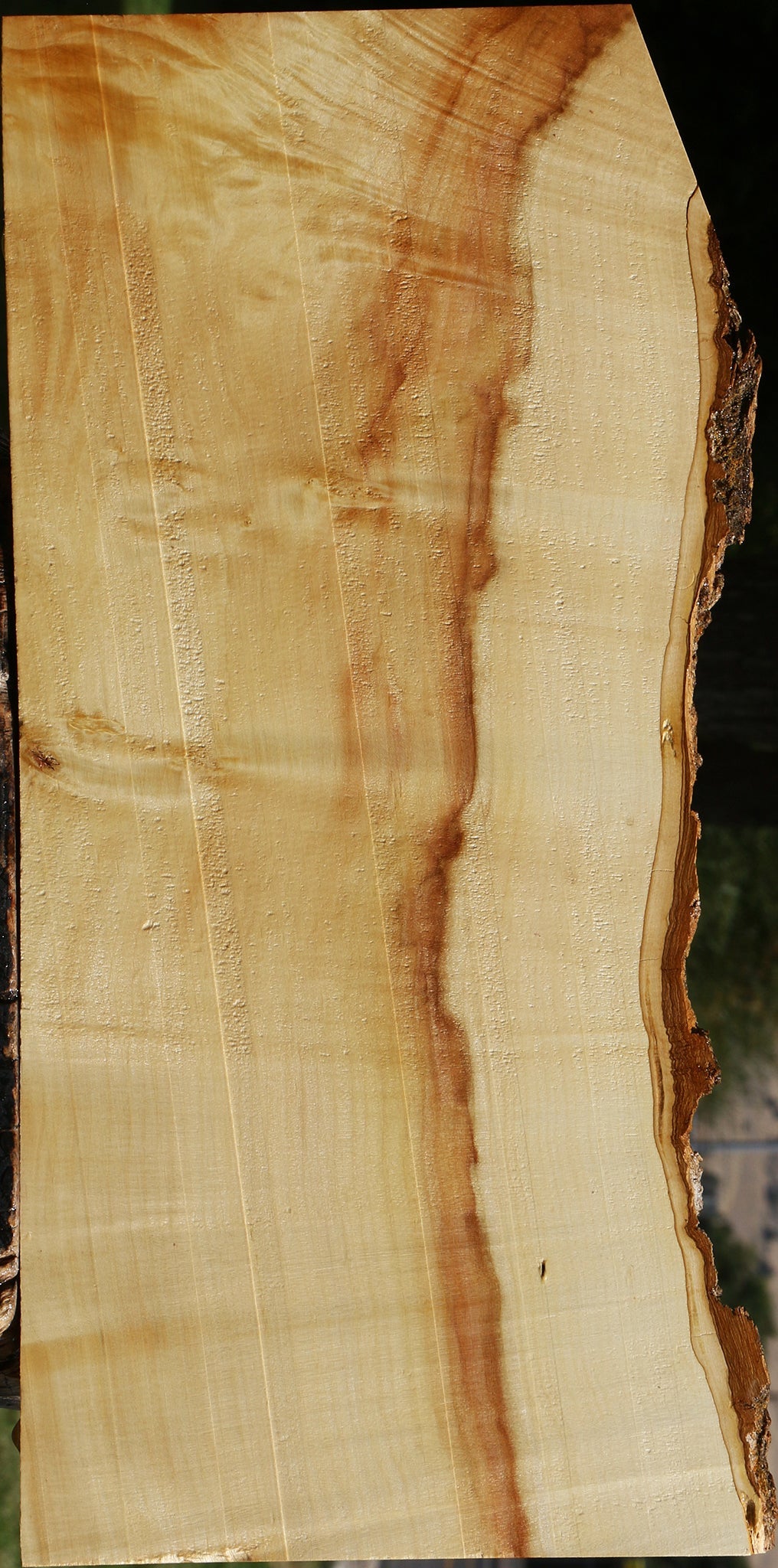 Figured Box Elder Live Edge Lumber