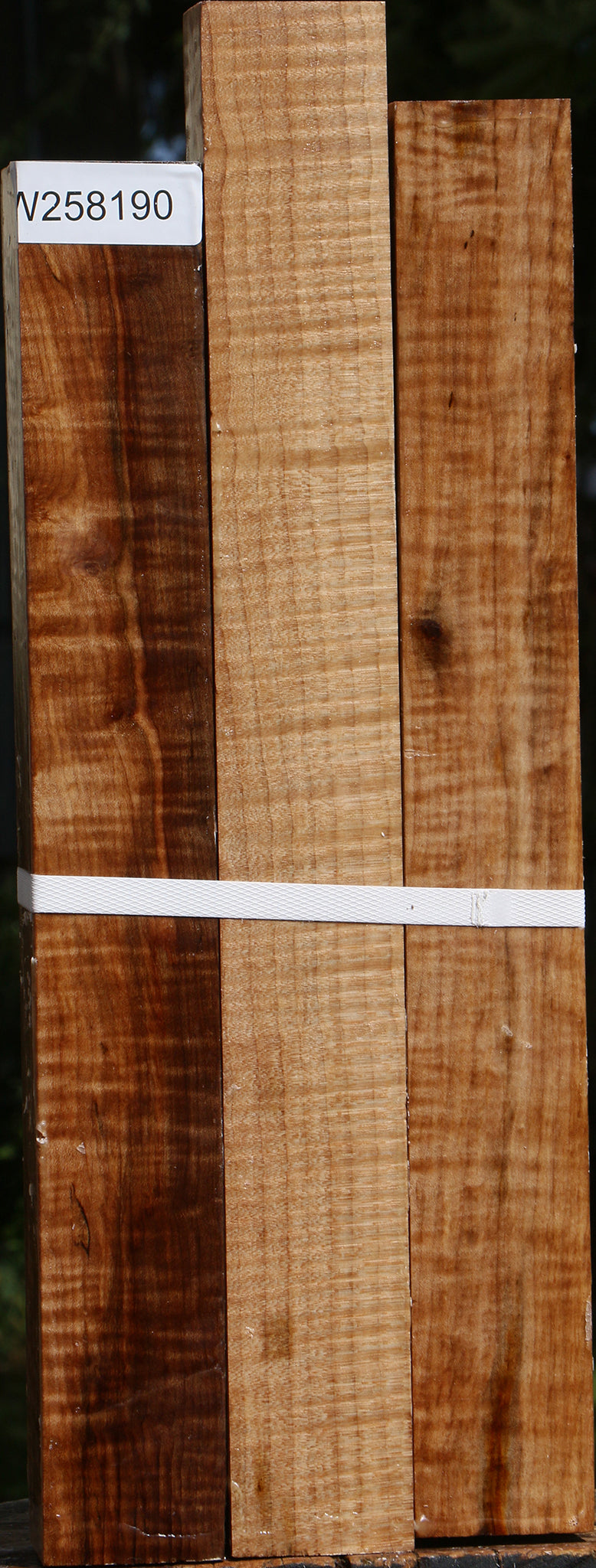 Figured Maple Turning Square 3 Pack