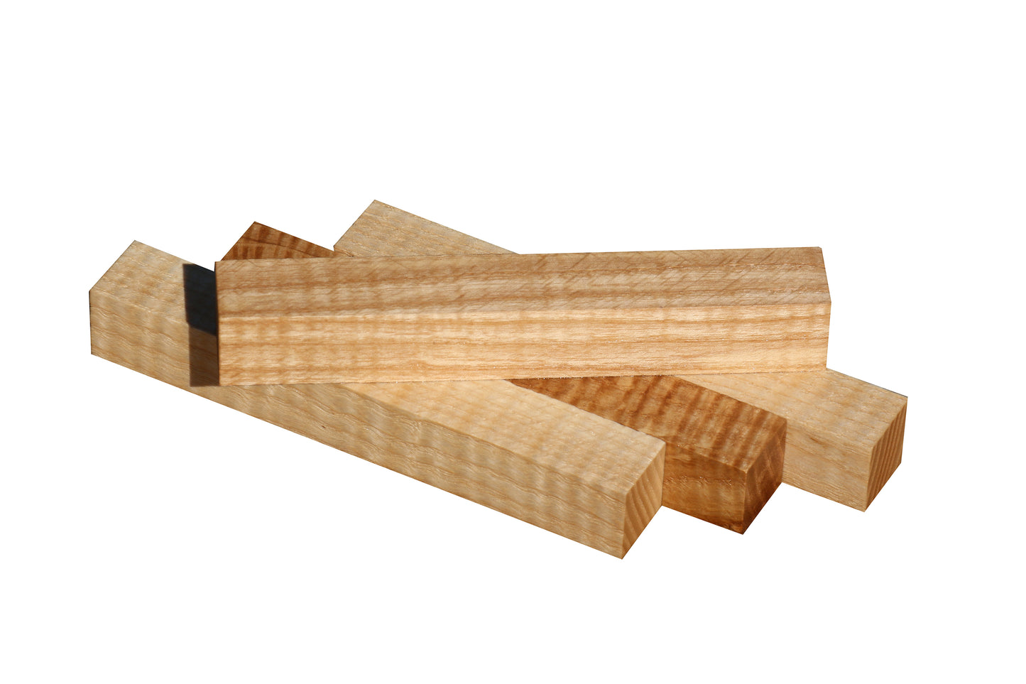 Figured French Ash Pen Blank (5 Pack) - 3/4"