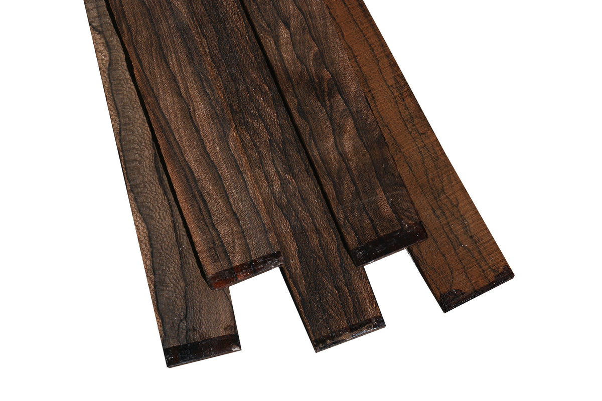 Exhibition Ziricote Ukulele Fingerboard or Craft Lumber (12" x 2" x 5/16")