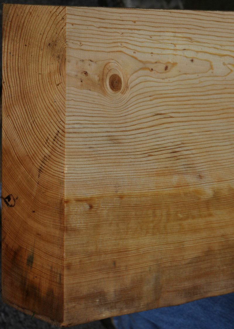 Natural Rustic Blue Ponderosa Pine Mantel