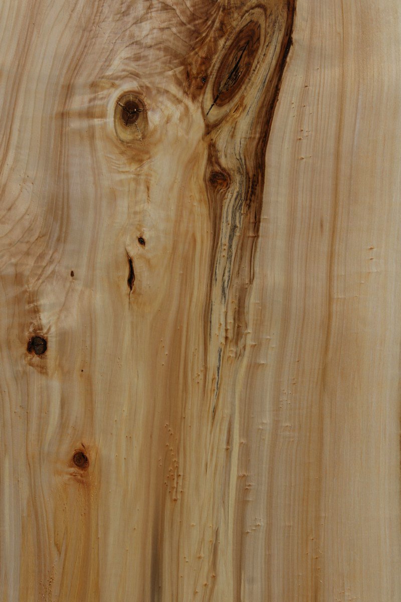 Figured Black Cottonwood Slab