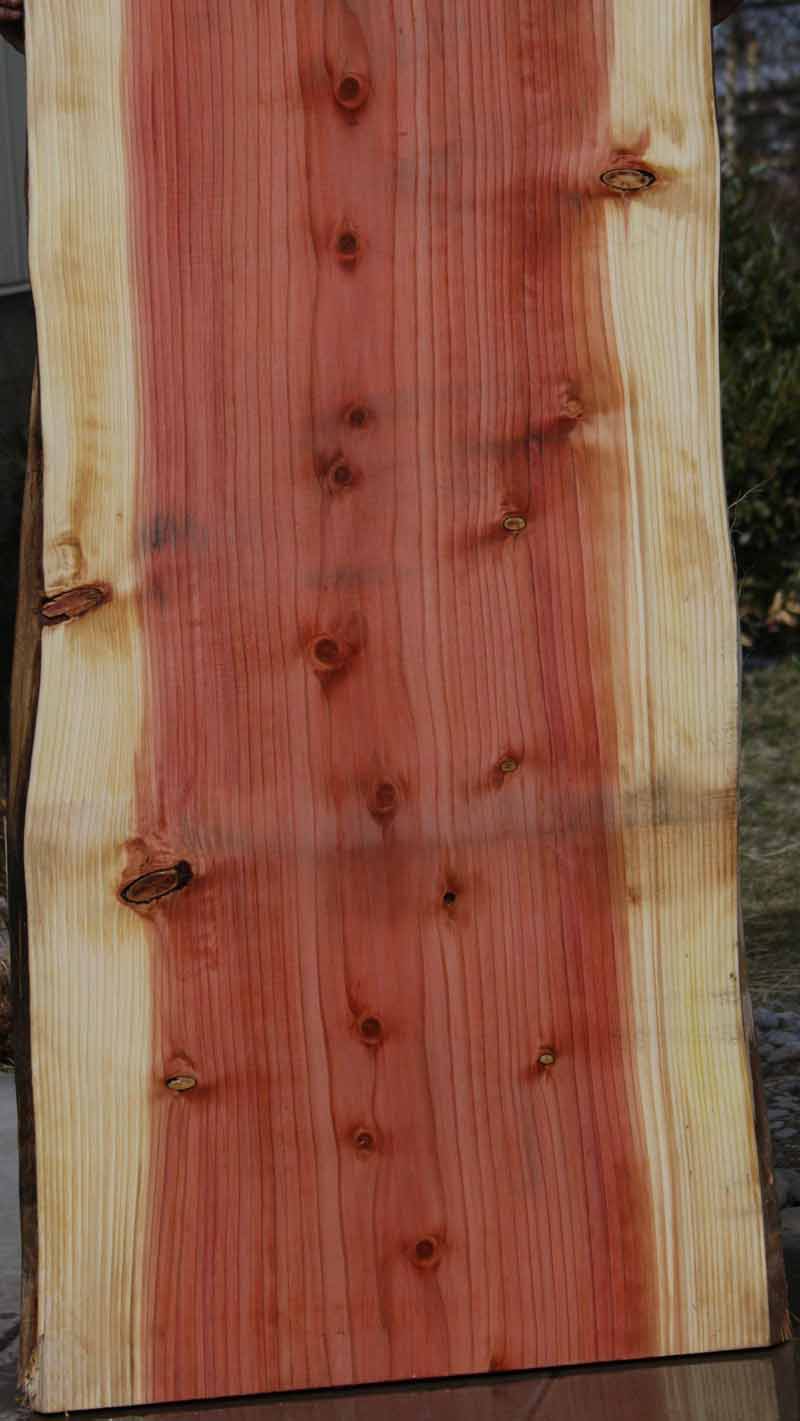 Quartersawn Sequoia Slab