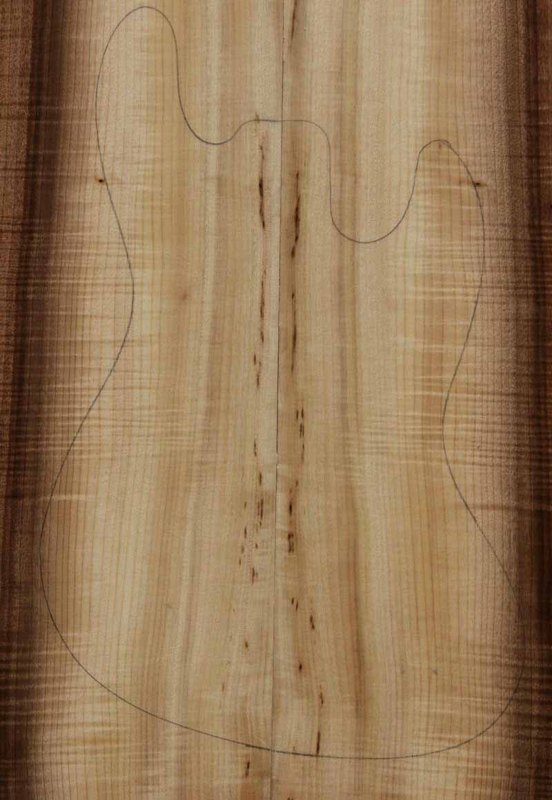 Extra Fancy Figured Myrtle Drop Top Electric Guitar Set