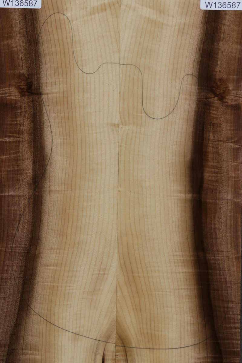 Extra Fancy Figured Myrtle Drop Top Electric Guitar Set