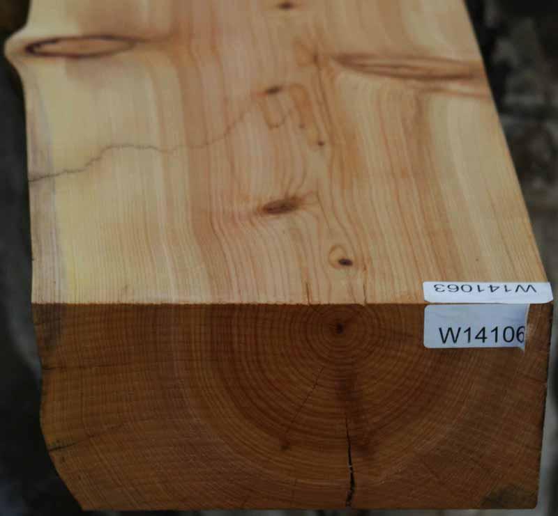 Rustic Wormy Incense Cedar Mantel