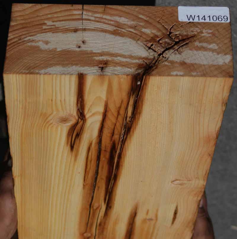 Rustic Square Edge Ponderosa Pine Mantel