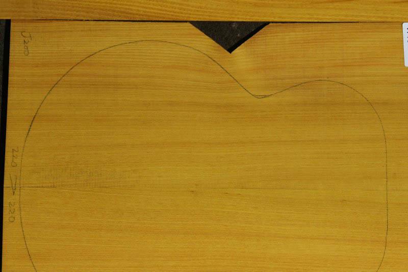 Osage Orange Jumbo Guitar Set