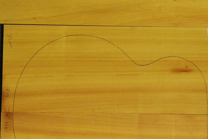 Osage Orange Jumbo Guitar Set