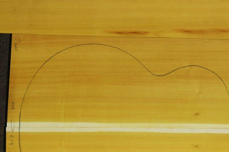 Osage Orange Jumbo Guitar Set