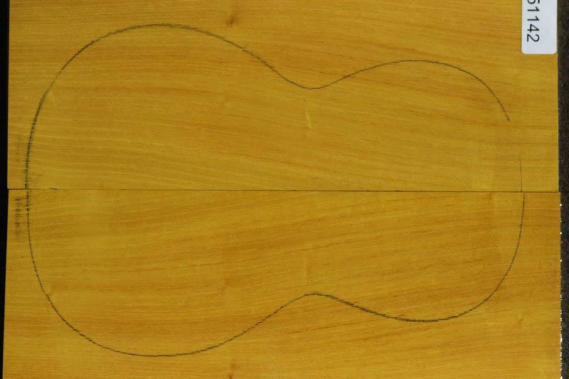 Osage Orange Jumbo Guitar Set