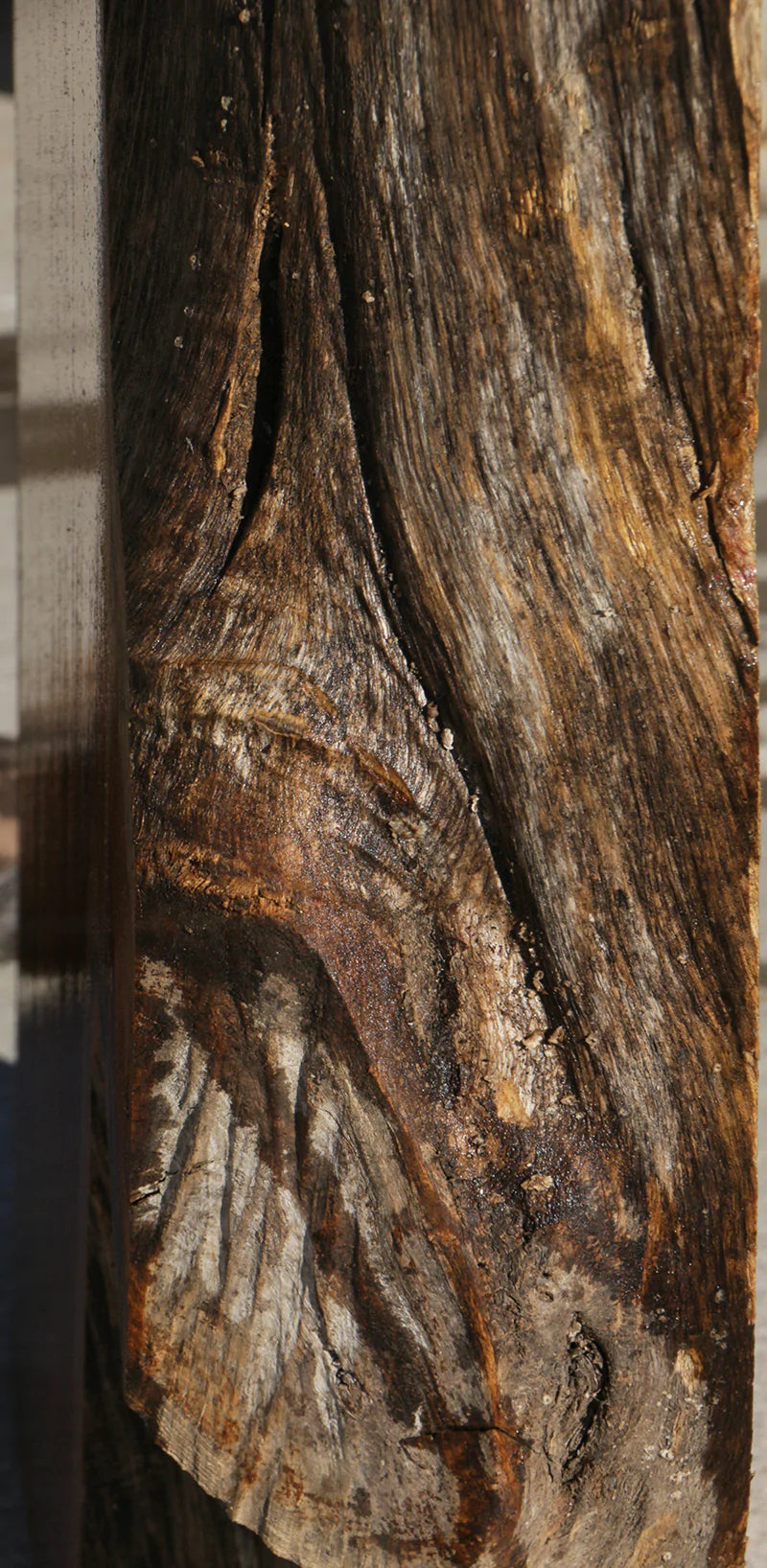 Genuine Teak Live Edge Slab (Freight Shipping Required)