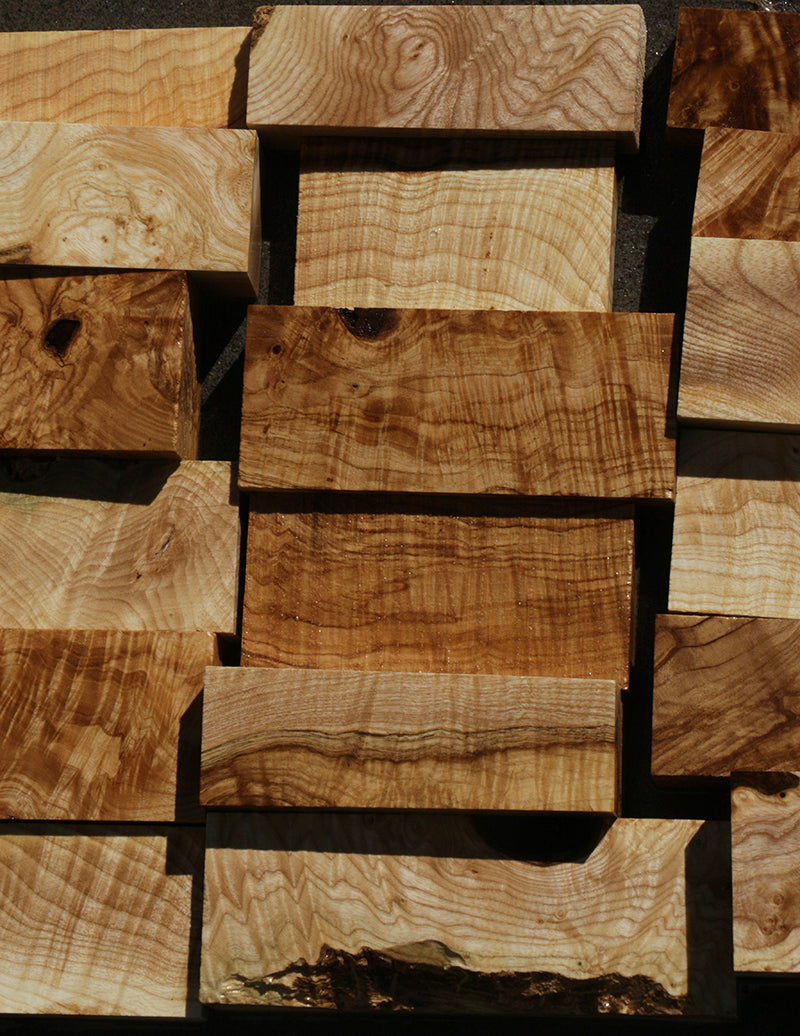French Ash Burl Lumber Bargain Box