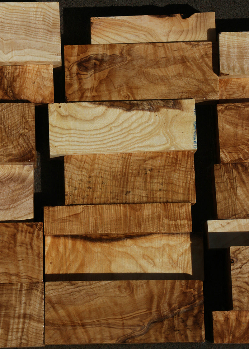 French Ash Burl Lumber Bargain Box