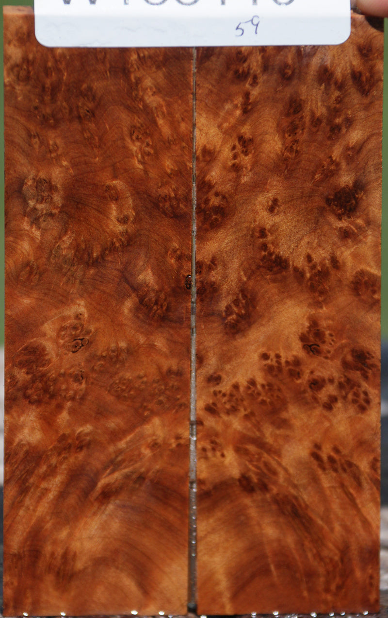 Thuya Burl Knife Scales