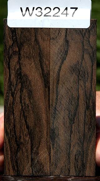 XF Bookmatched Ziricote Knife Scales