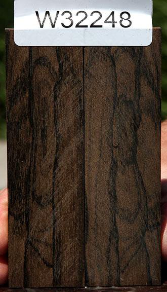 Bookmatched Ziricote Knife Scales