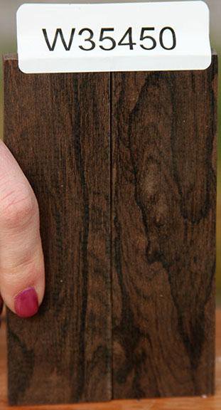 Bookmatched Ziricote Knife Scales