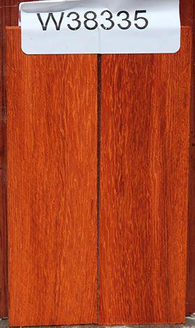 Bookmatched African Padauk Knife Scales