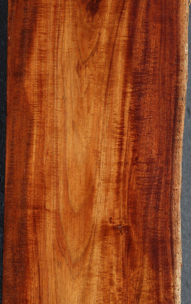 Curly Hawaiian Koa Live Edge Lumber (Guitar Billet)