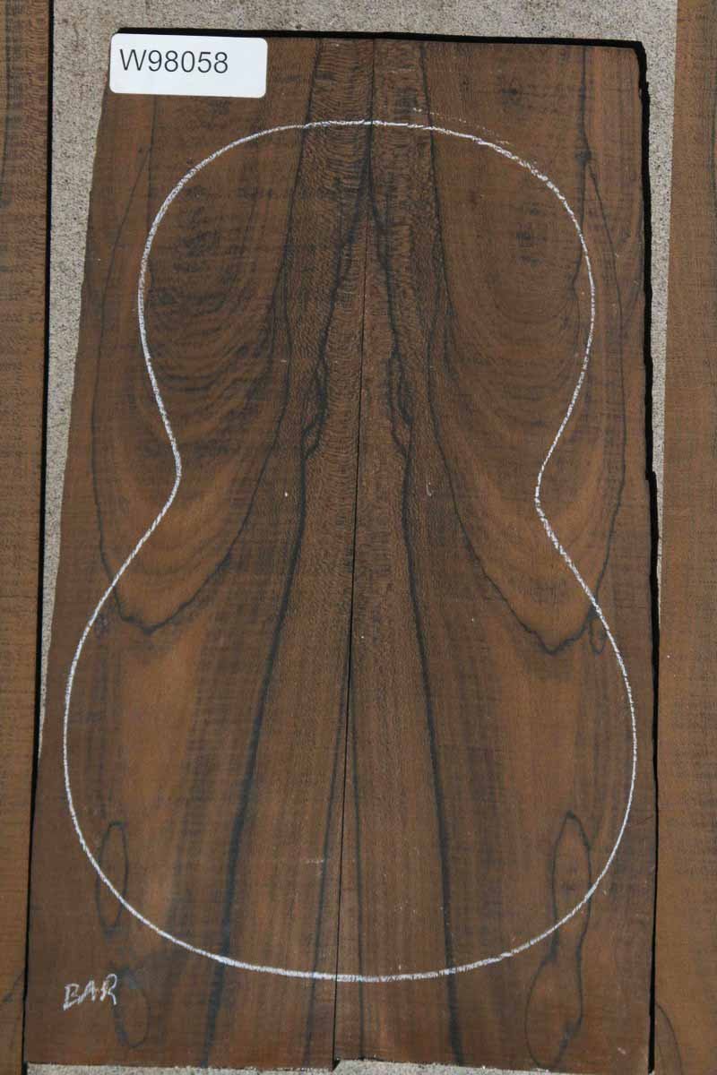 XF Figured Ziricote Baritone Ukulele Set