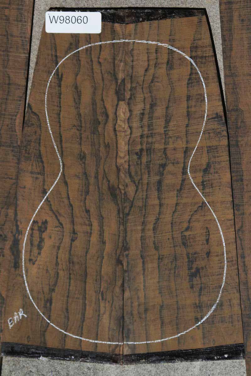 Special Grade Ziricote Baritone Ukulele Set