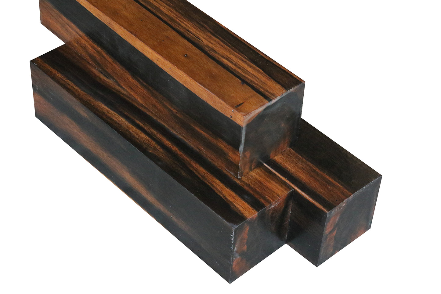 Gabon Ebony - Striped Turning Square (11-7/8" x 2-3/4" x 2-3/4")