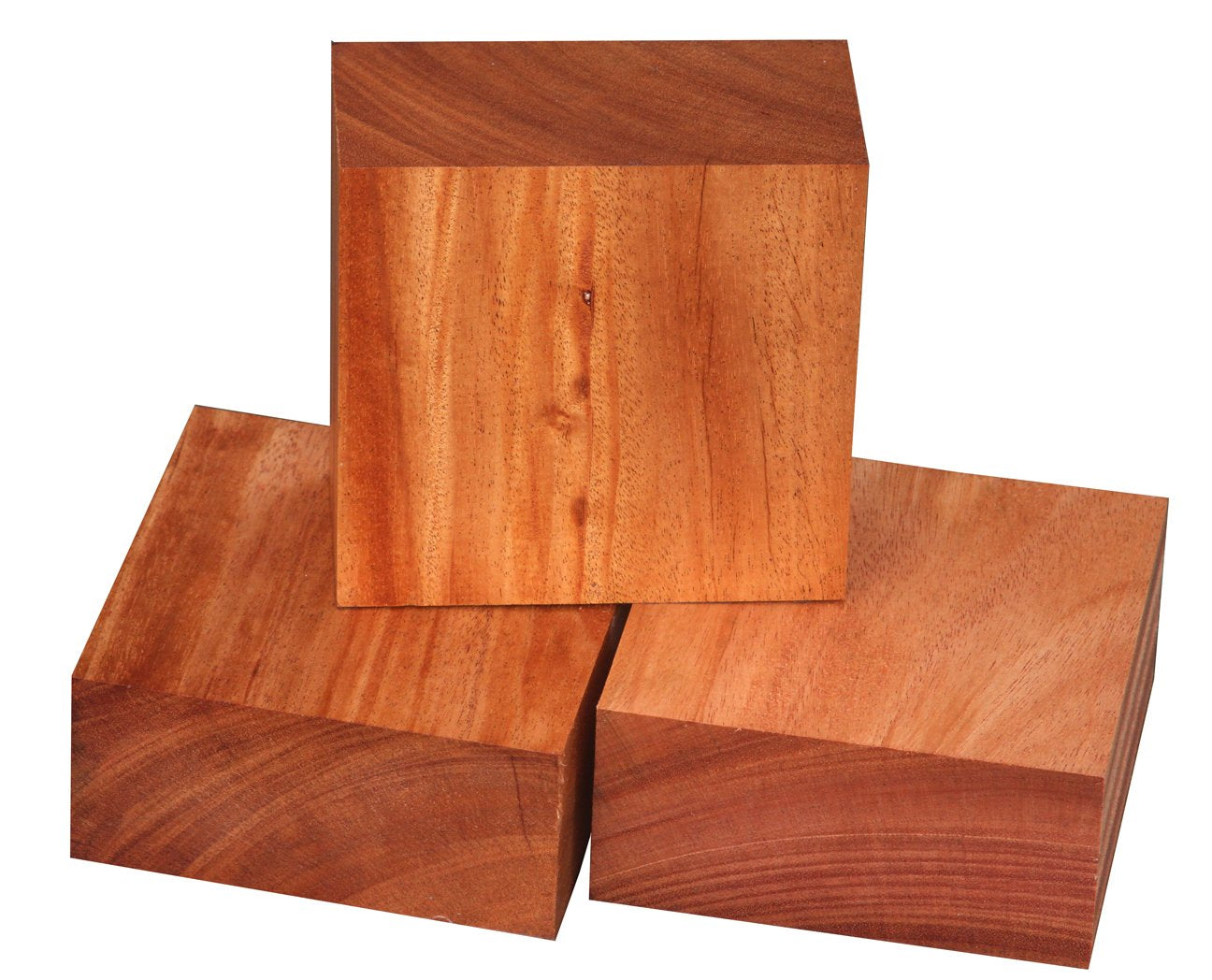 African Mahogany Bowl Blank (9" x 9" x 4")