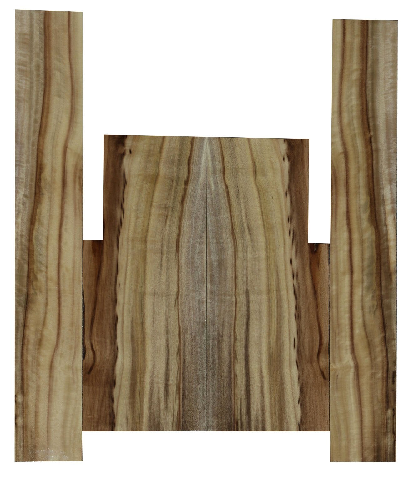 Figured Myrtle Jumbo Guitar Set – Cook Woods