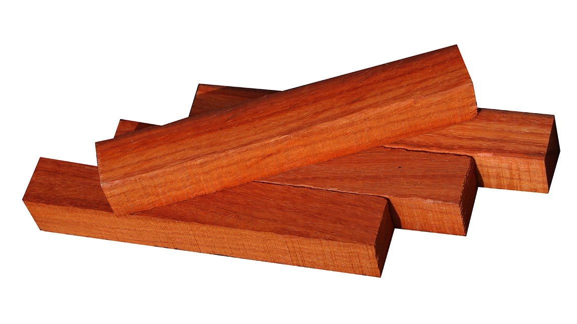 Padauk Pen Blank (5 Pack) - 3/4"