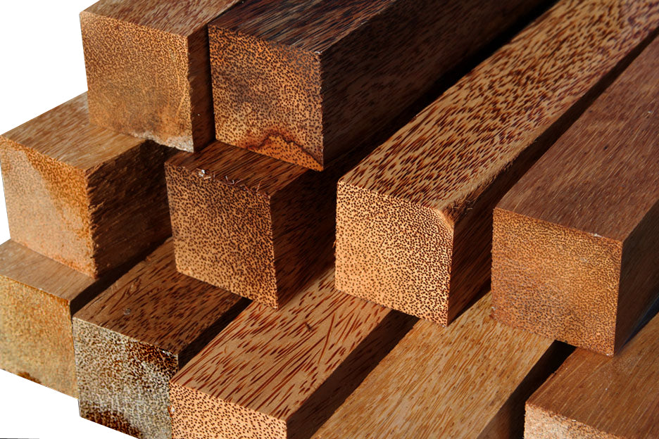 coconut palm wood for sale Red Palm Turning Square (24" x 1-1/2" x 1-1/2")