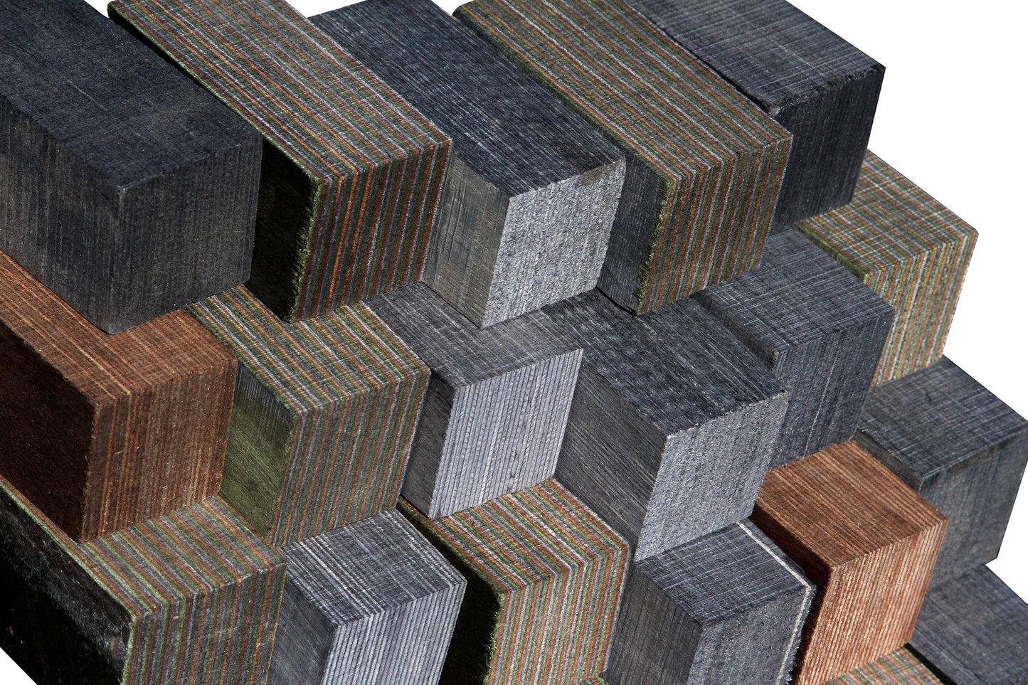 5 Pack Laminated Spectraply Bottle Stoppers - Earth & Sky (3 x 1-1/2 x 1-1/2)