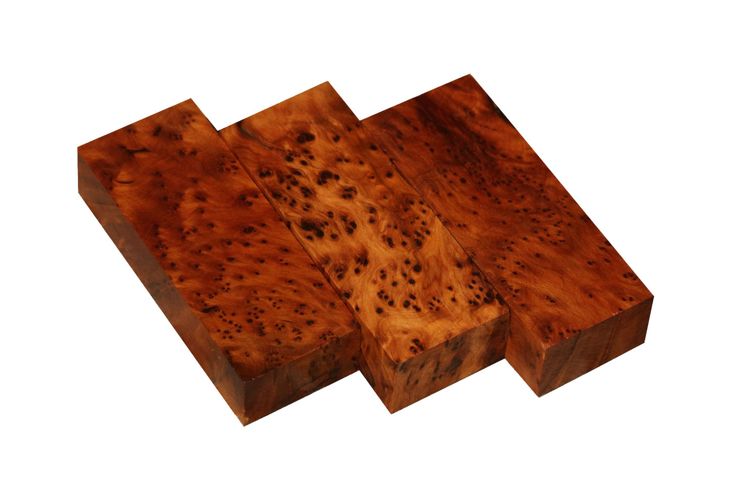 Thuya Burl Knife Blank, Exhibition (5" x 2" x 1")