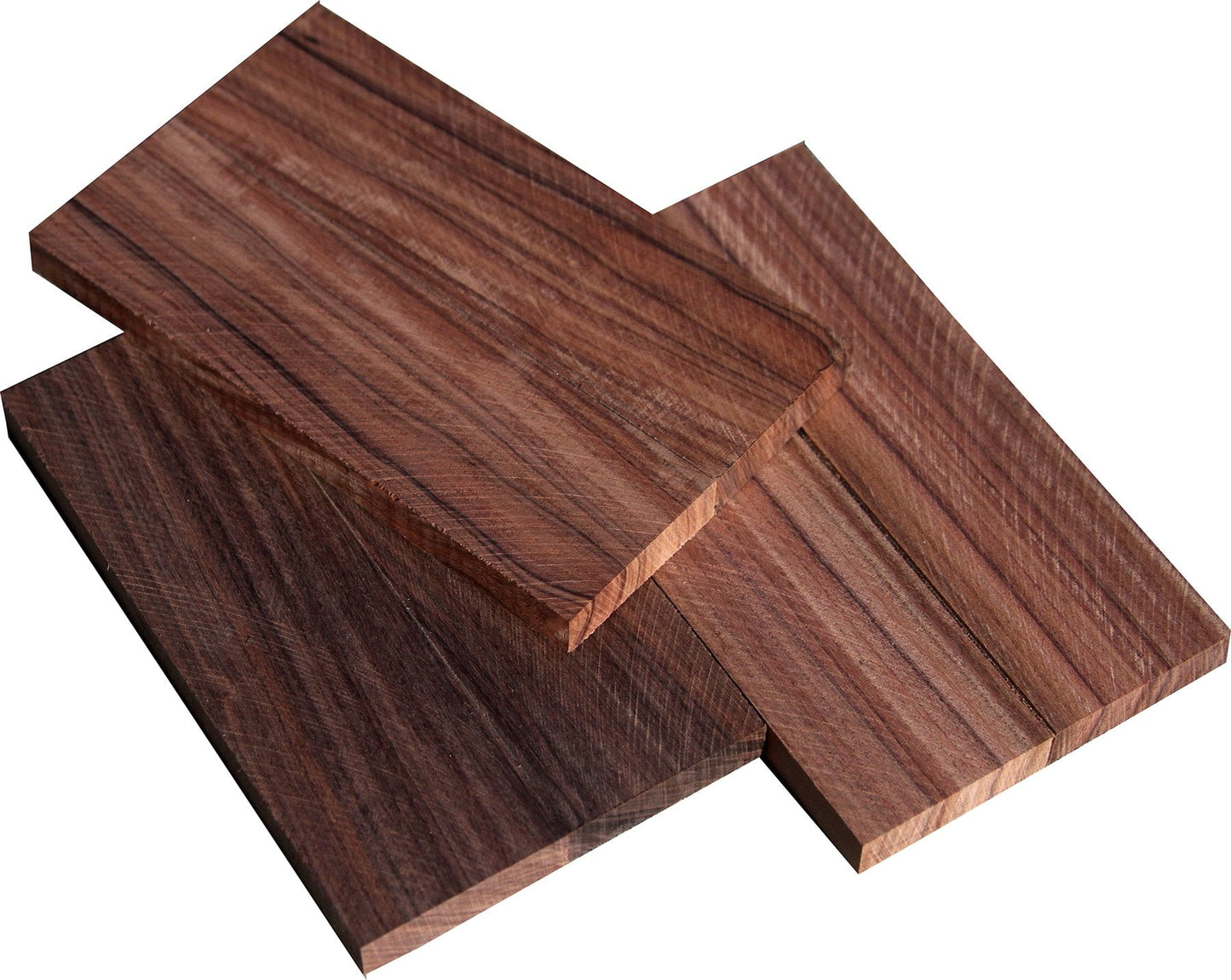 Bookmatched Bolivian Rosewood Knife Scales (5" x 1-1/2" x 3/8")