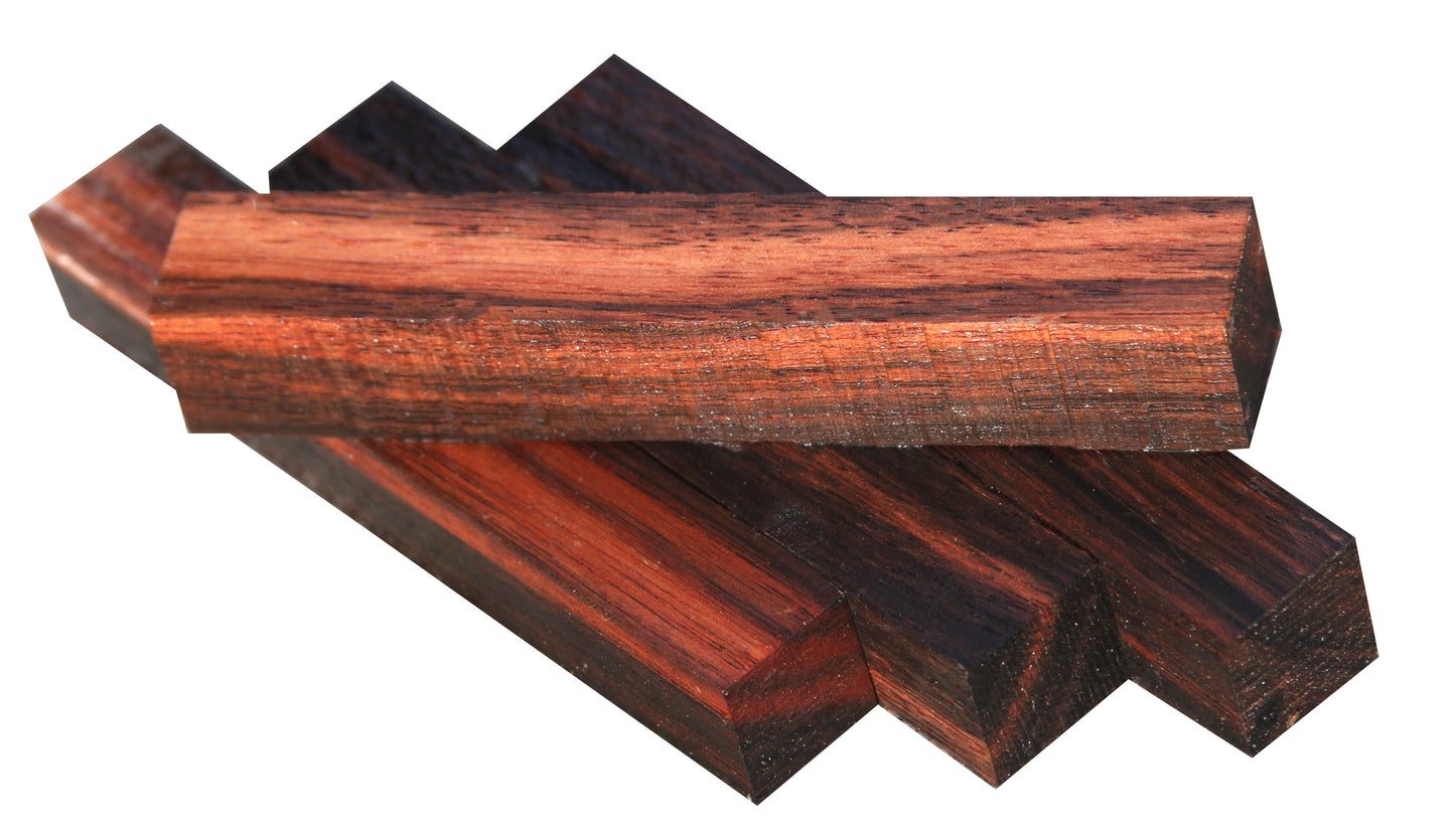 Macassar Ebony Pen Blank (5 Pack) - 3/4"