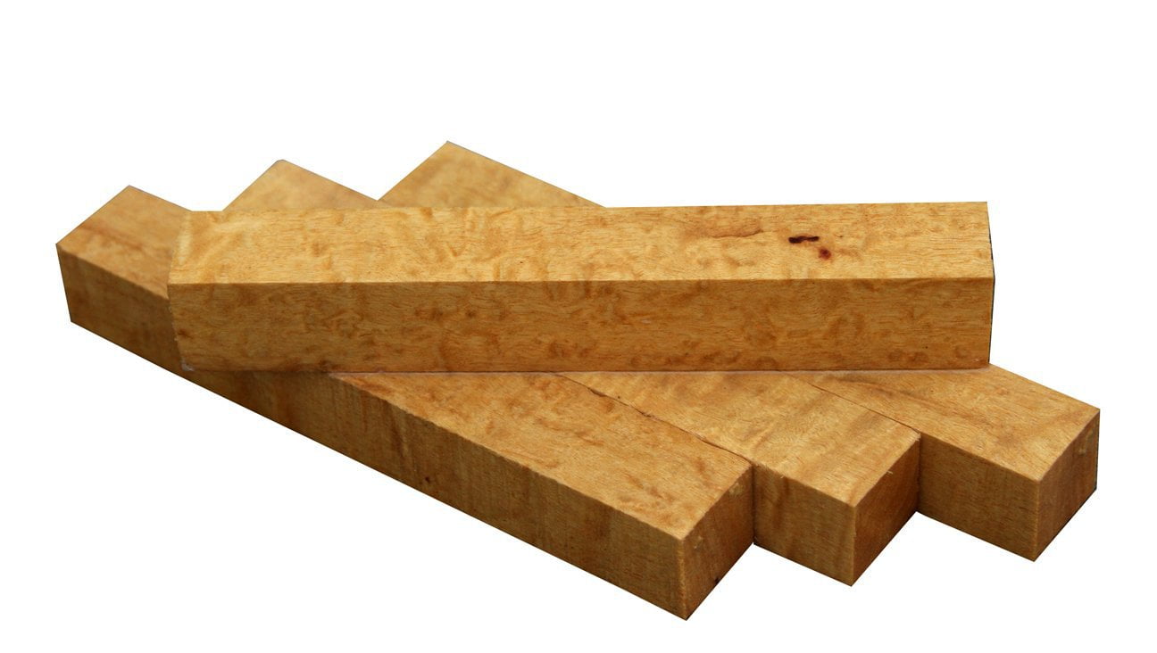 Figured Timborana Pen Blank (5 Pack) - 3/4"