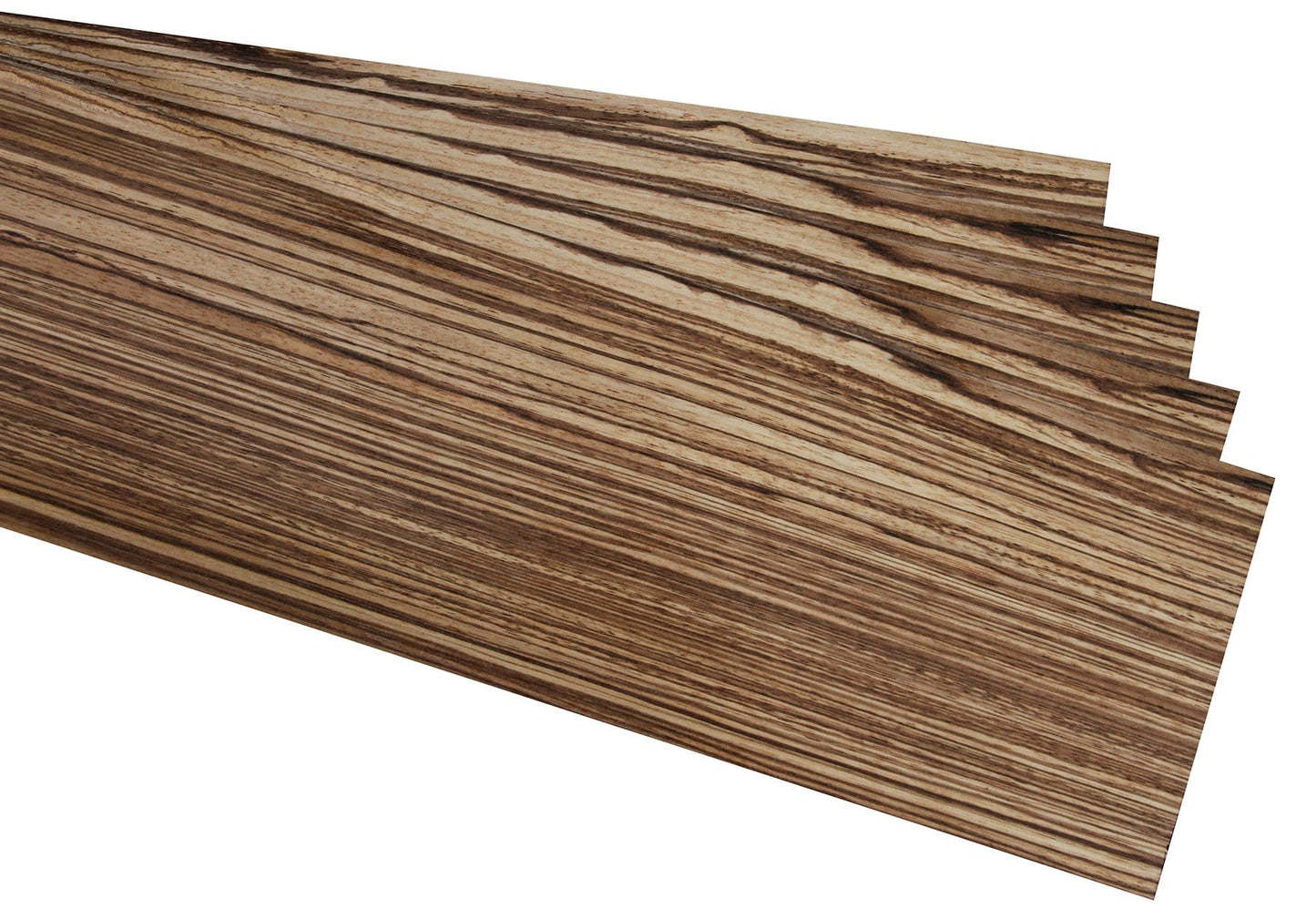 Quartersawn Zebrawood Veneer Sheet (34" x 7-1/4")