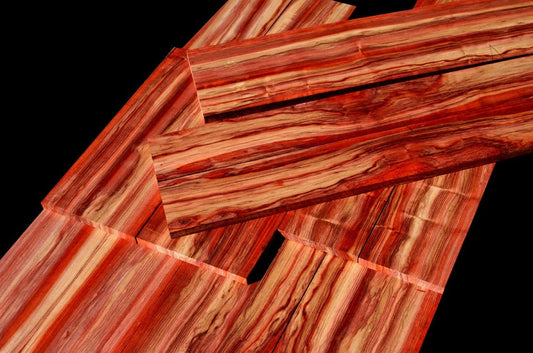 Tri-Color Marbled African Padauk, Looks just like Bacon
