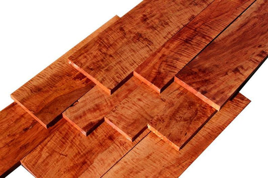 Flaming Figured Rambutan Lumber