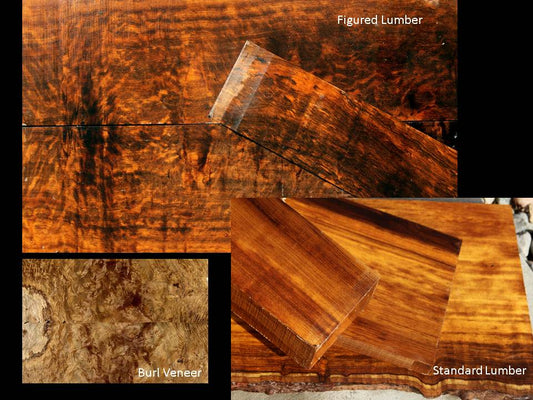 Figured Imbuia Lumber