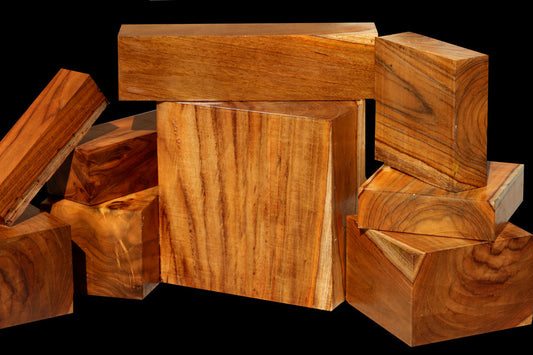 Thick Teak Turning Wood