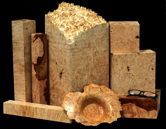 Super Fancy Maple Burl ~ Extremely Tight Eyes!