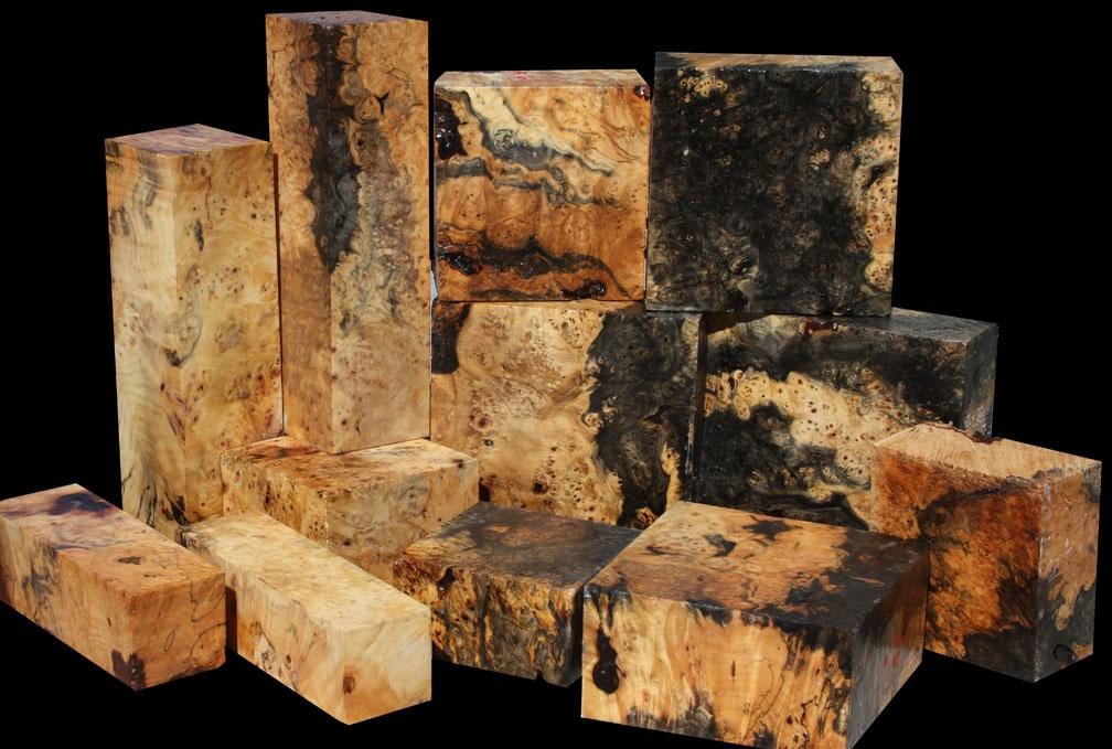 Got the Blues? Cheer up with Blue/Gold Buckeye Burl