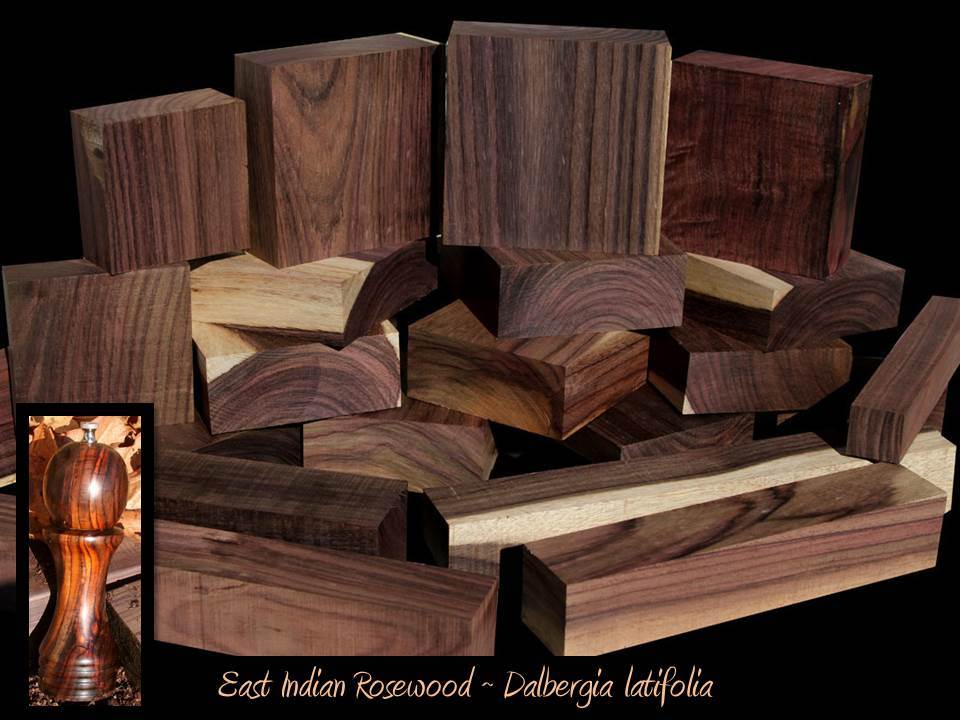 Violet Black Indian Rosewood ~ Works Easily, Buttery-Smooth Polish!