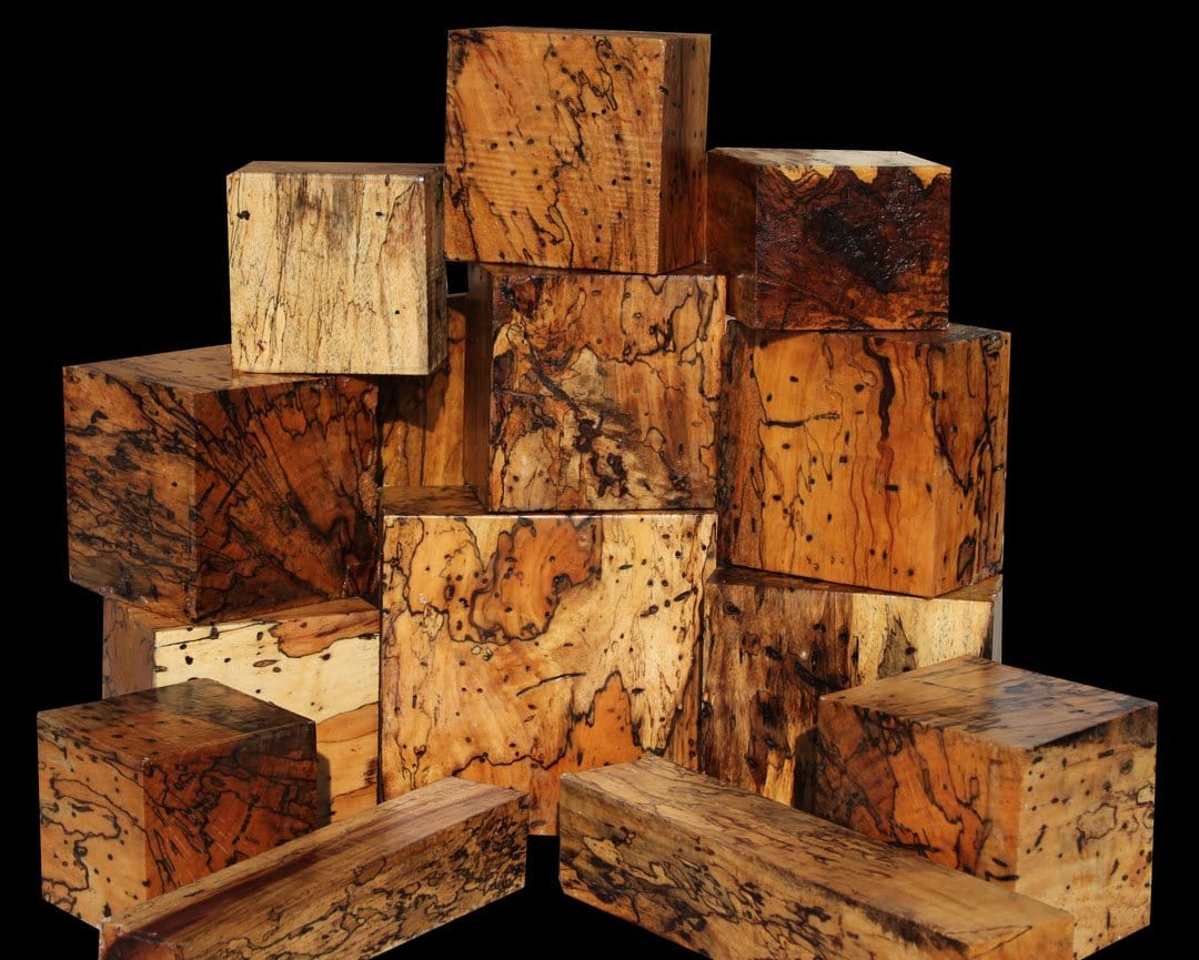 Heavily Spalted Tamarind: Uniquely Veined