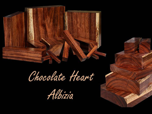 Rich Chocolate Heart Albizia ~ Scrumptious Color!