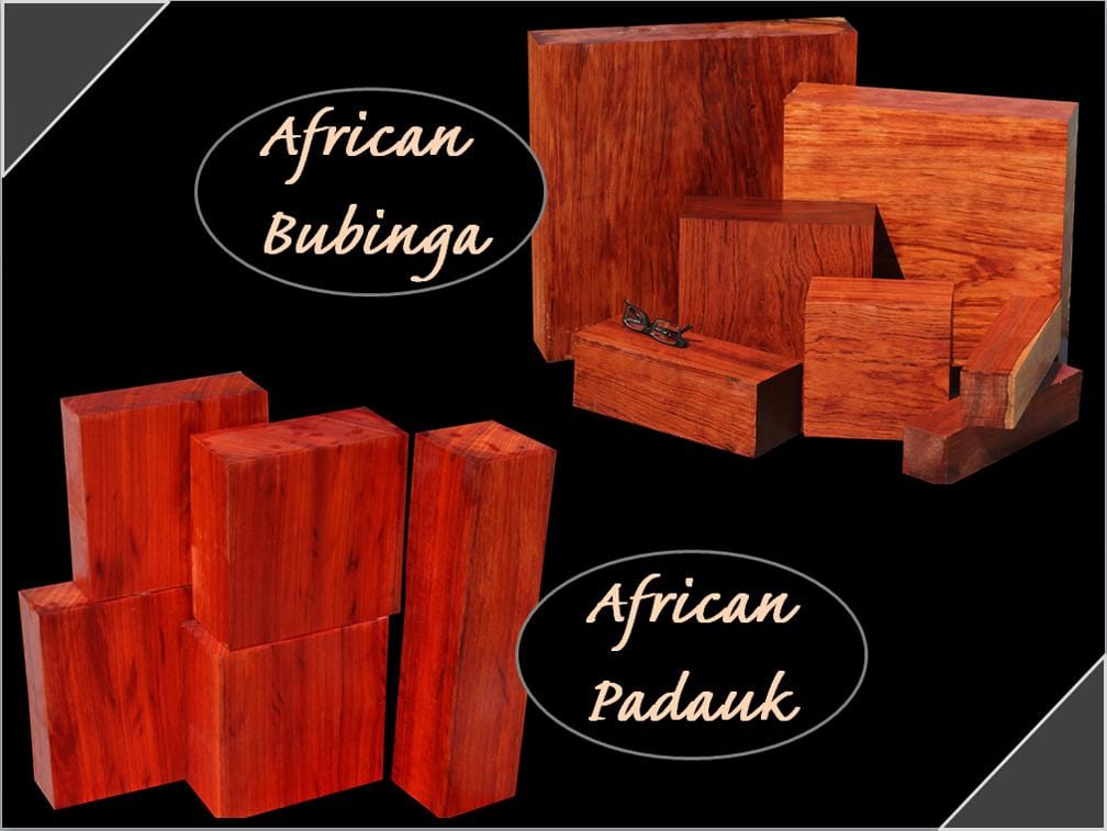 African Bubinga & Padauk