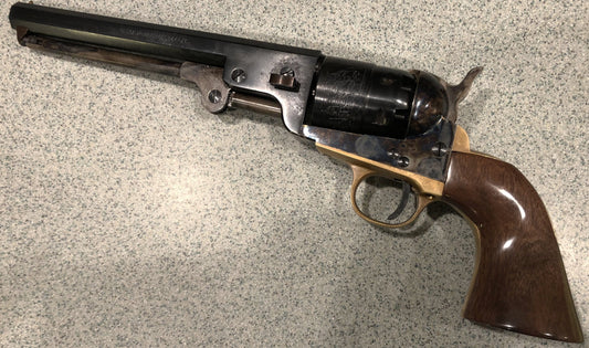 Black Powder 1851 Colt .44 cal reproduction by pietta in Claro Walnut Handle