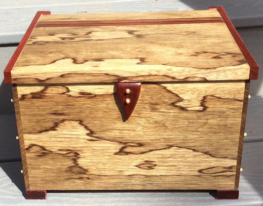 Black Limba and Padauk Humidor Box