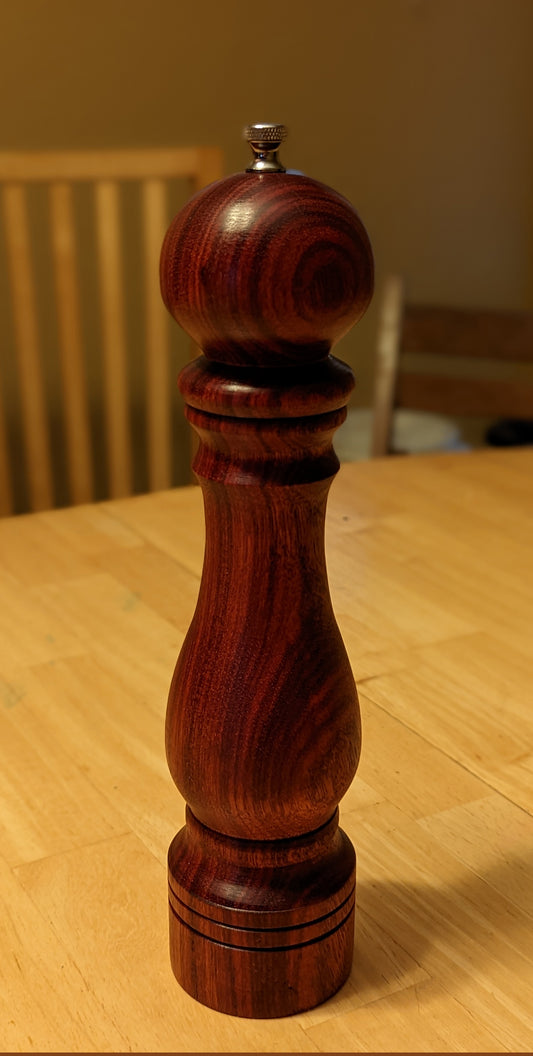 Bloodwood pepper mill